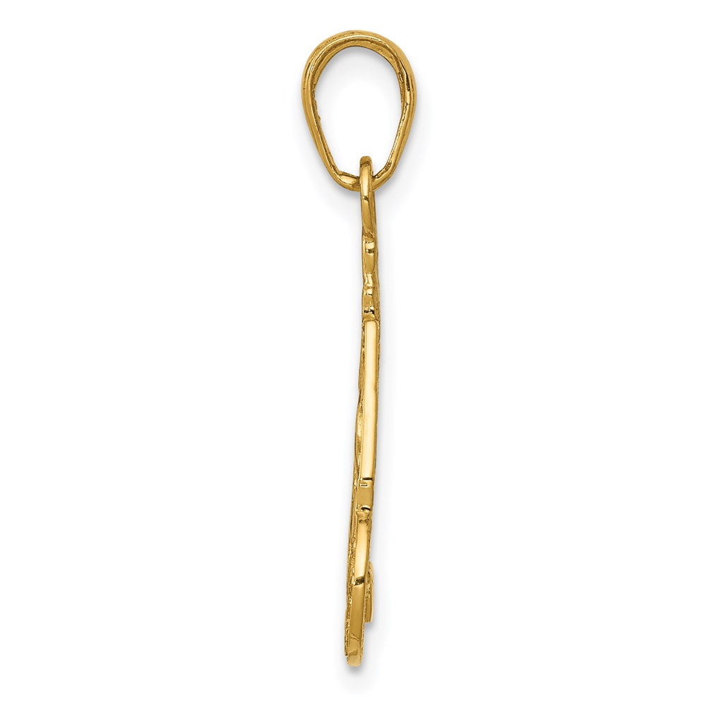 Slice of Cake with Candle HAPPY BIRTHDAY Pendant - WBC