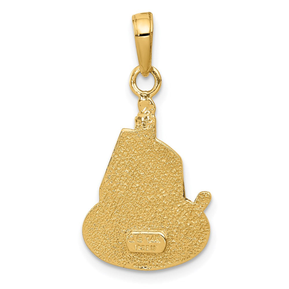 Slice of Cake with Candle HAPPY BIRTHDAY Pendant - WBC