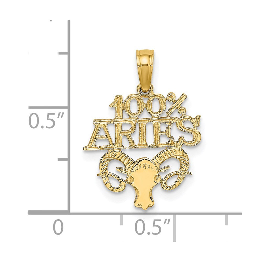 100% ARIES Zodiac Charm - WBC