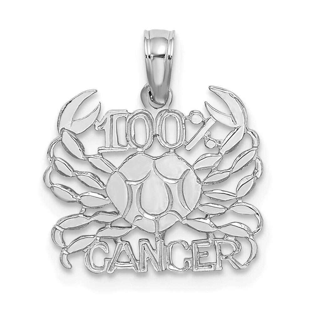 100% CANCER Zodiac Charm - WBC