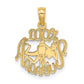 100% AQUARIUS Zodiac Charm - WBC