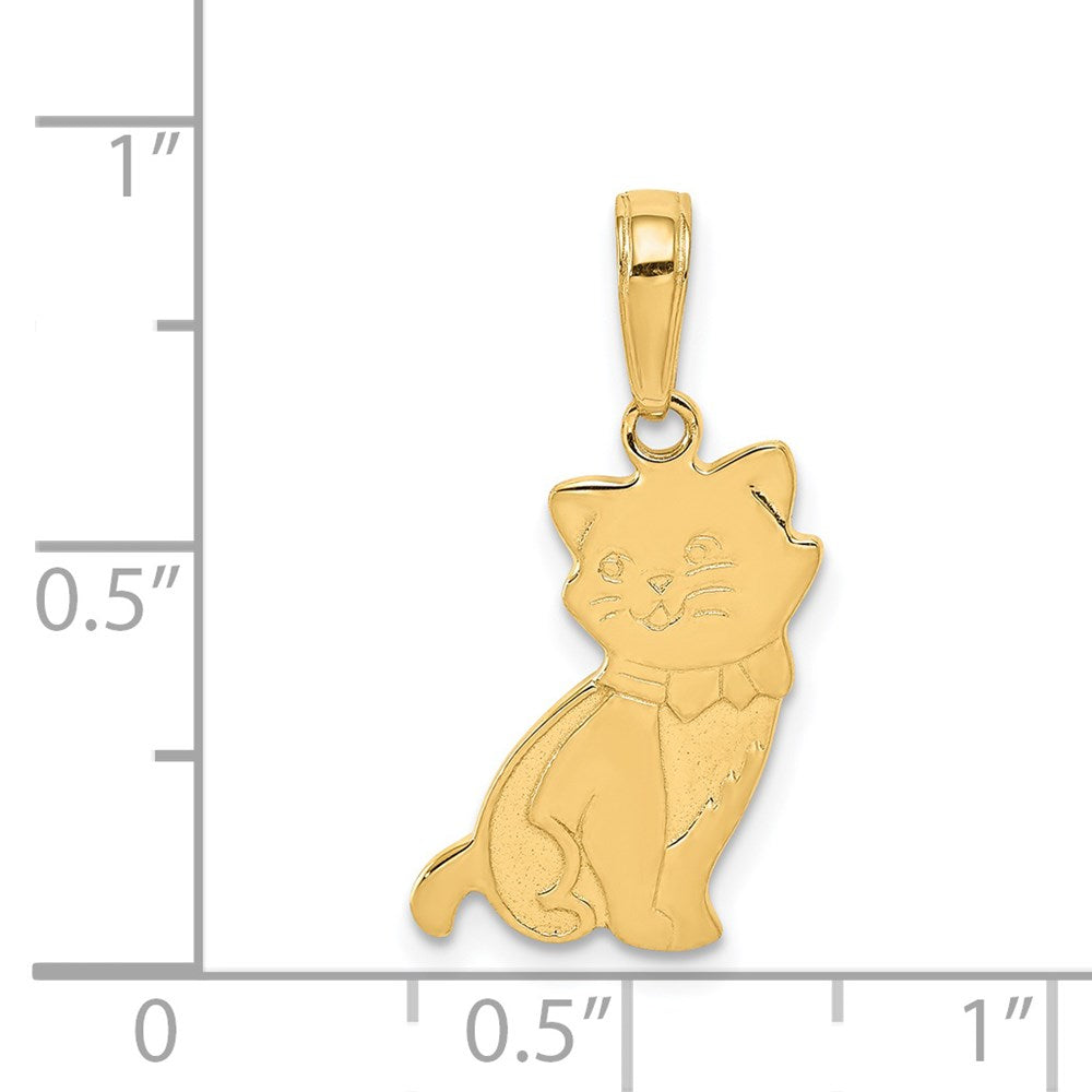 Sitting Cat Pendant - WBC