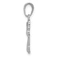 Polished and Textured Guardian Angel with Heart Pendant - WBC