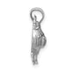 Satin Diamond-cut Rooster Pendant - WBC