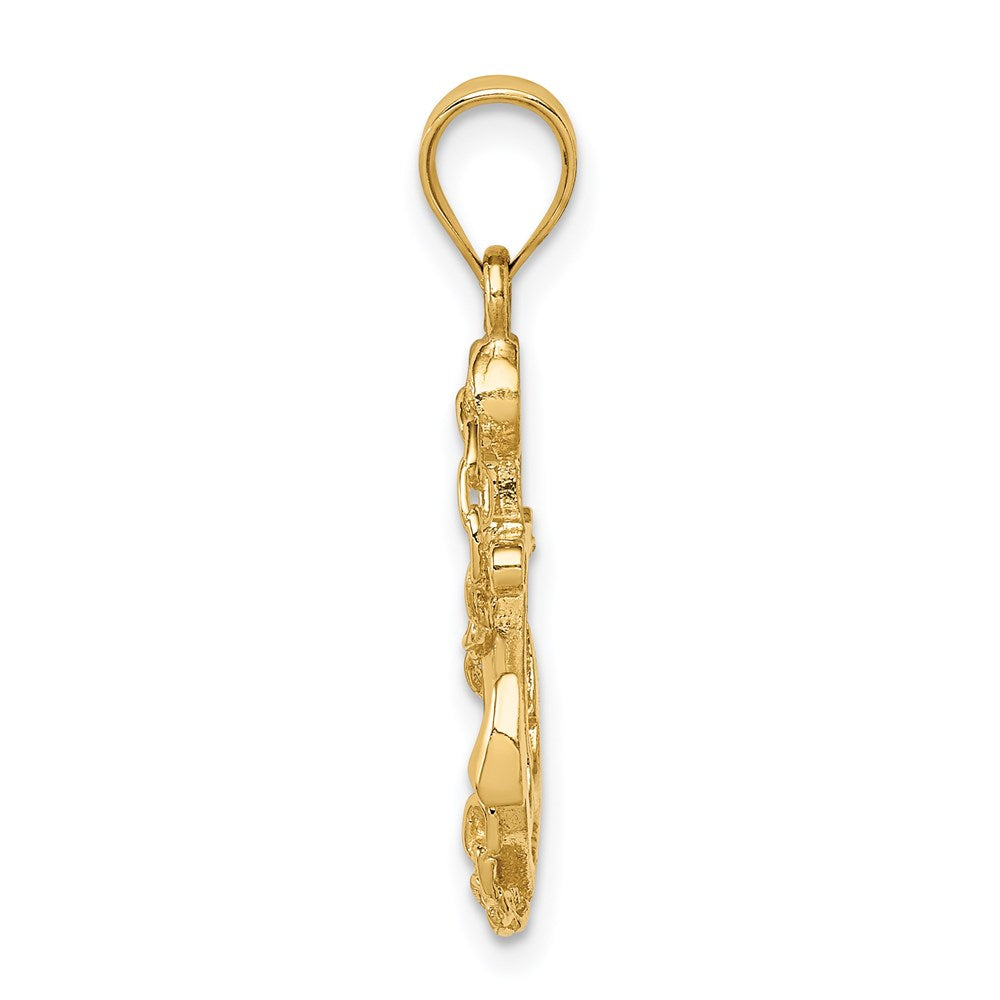 Polished Anchor and Chain Pendant - WBC