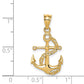 Polished Anchor and Chain Pendant - WBC