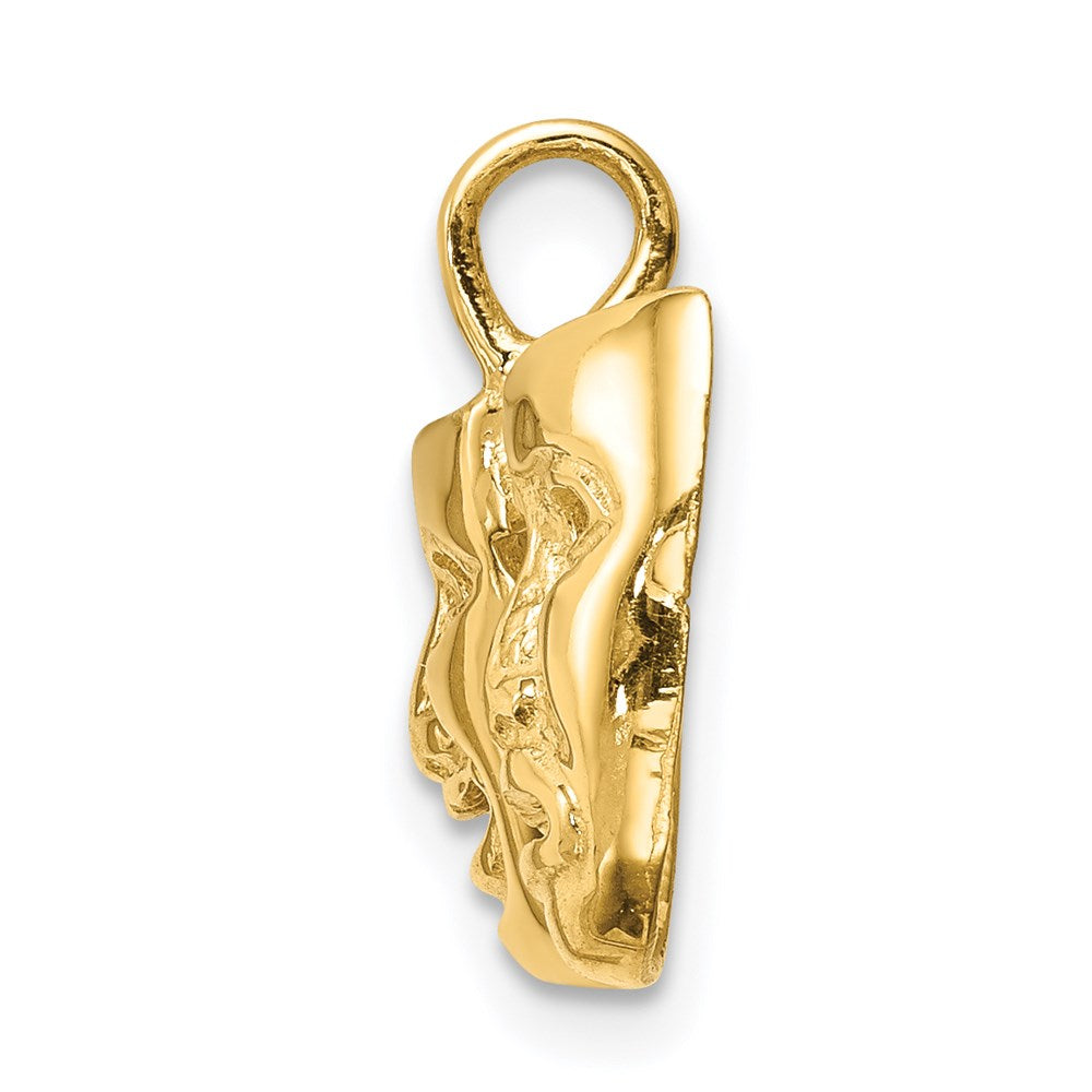 Polished Comedy/Tragedy Theater Masks Pendant - WBC