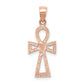 Polished Ankh Cross Pendant - WBC