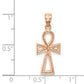 Polished Ankh Cross Pendant - WBC