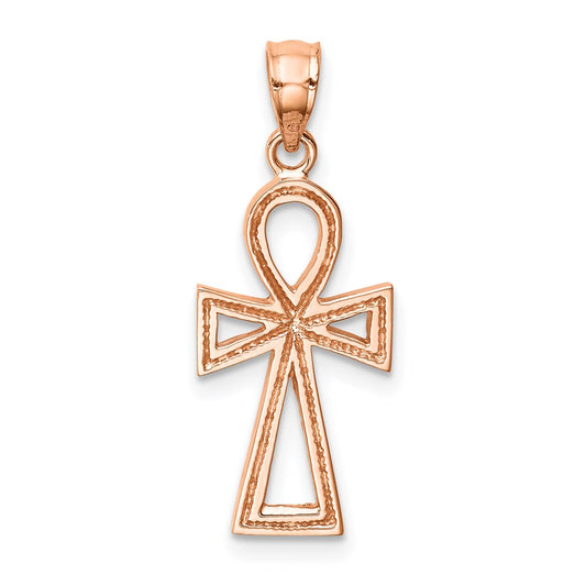 Polished Ankh Cross Pendant - WBC