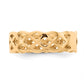 Polished Woven Celtic Knot Band - WBC