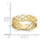 Polished Woven Celtic Knot Band - WBC