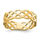 Polished Woven Celtic Knot Band - WBC