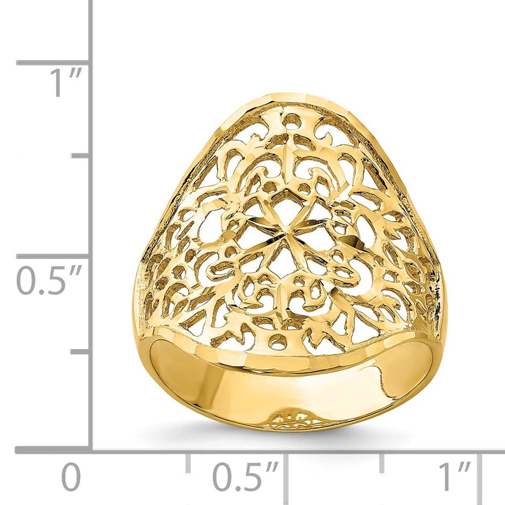 Polished Filigree Ring - WBC
