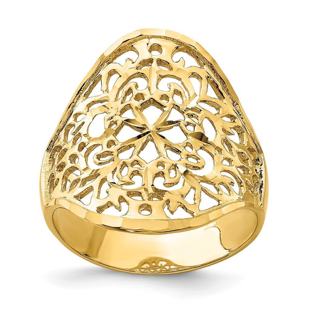 Polished Filigree Ring - WBC
