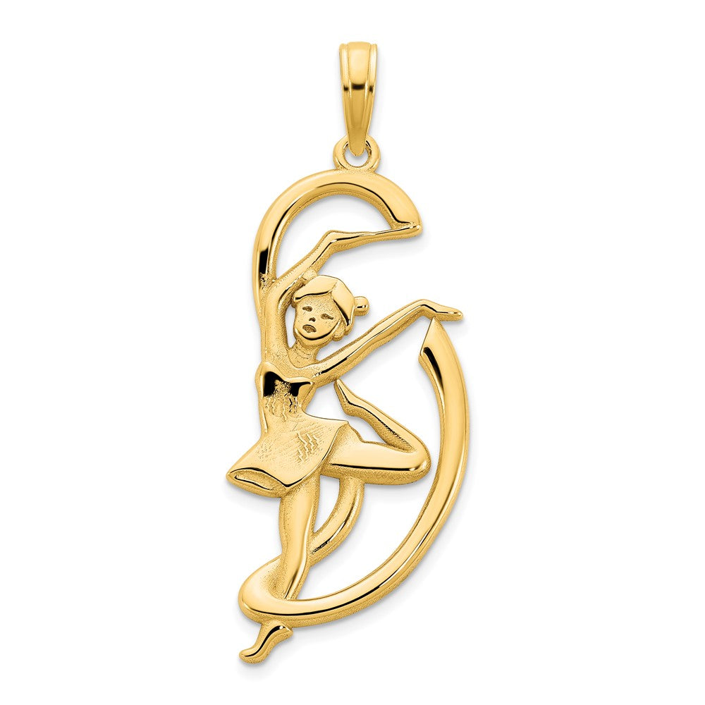 Gymnast with Ribbon Pendant - WBC