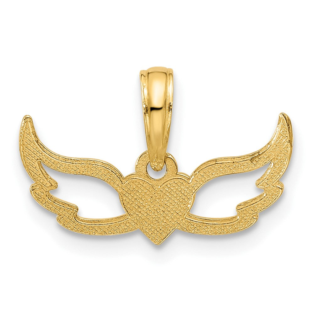 Fancy Heart and Wings Charm - WBC