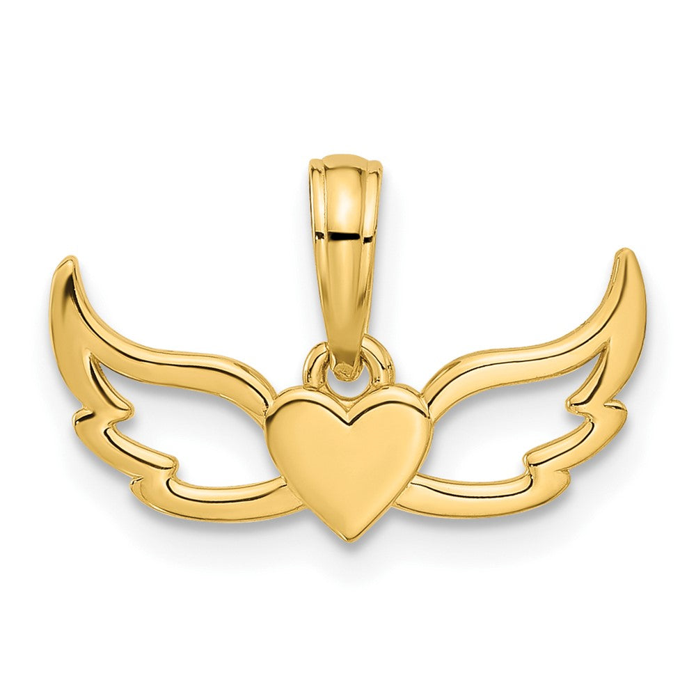 Fancy Heart and Wings Charm - WBC