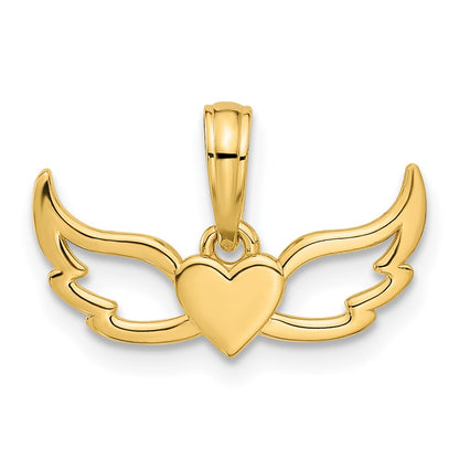 Fancy Heart and Wings Charm - WBC