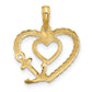 with Rhodium Fancy Rope Heart and Anchor Charm - WBC