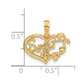 Fancy SWEET 16 in Heart Charm - WBC