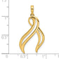 Polished Awareness Ribbon Pendant - WBC