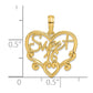 SWEET 16 in Heart Charm - WBC