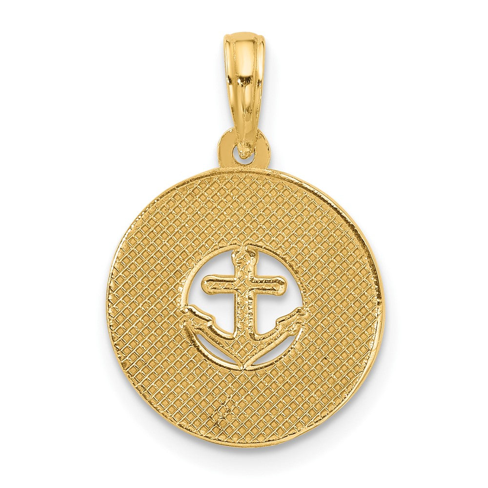 Polished Anchor and Stars Charm - WBC