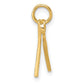 Fancy Comb and Scissors Pendant - WBC
