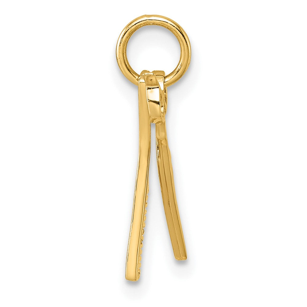 Fancy Comb and Scissors Pendant - WBC