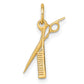Fancy Comb and Scissors Pendant - WBC