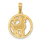 Polished Round Aries Pendant - WBC