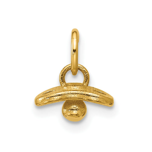 Polished Baby Pacifier Pendant - WBC