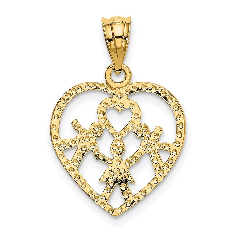 3 Kids in Heart Charm - WBC
