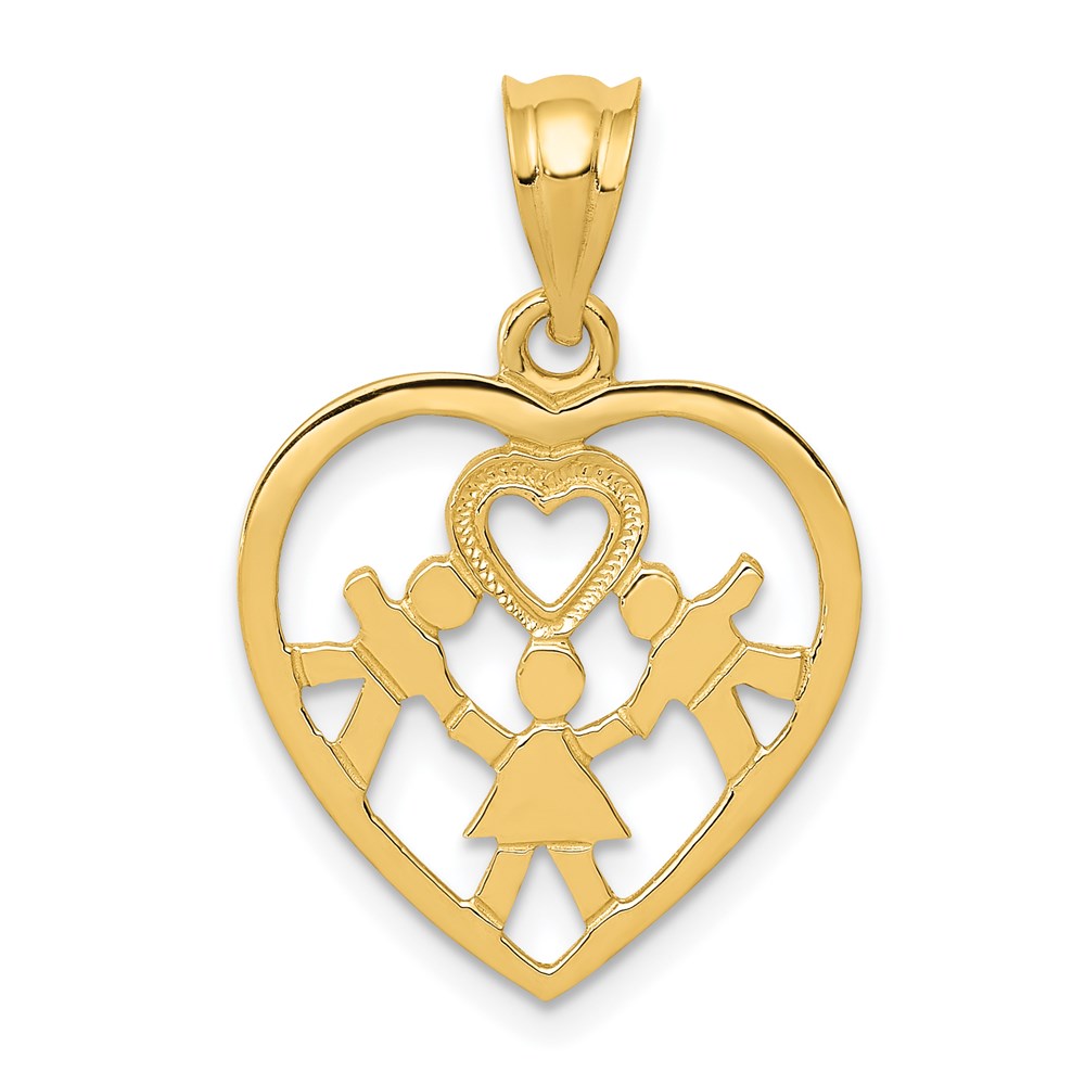 3 Kids in Heart Charm - WBC