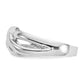 Polished X Dome Ring - WBC