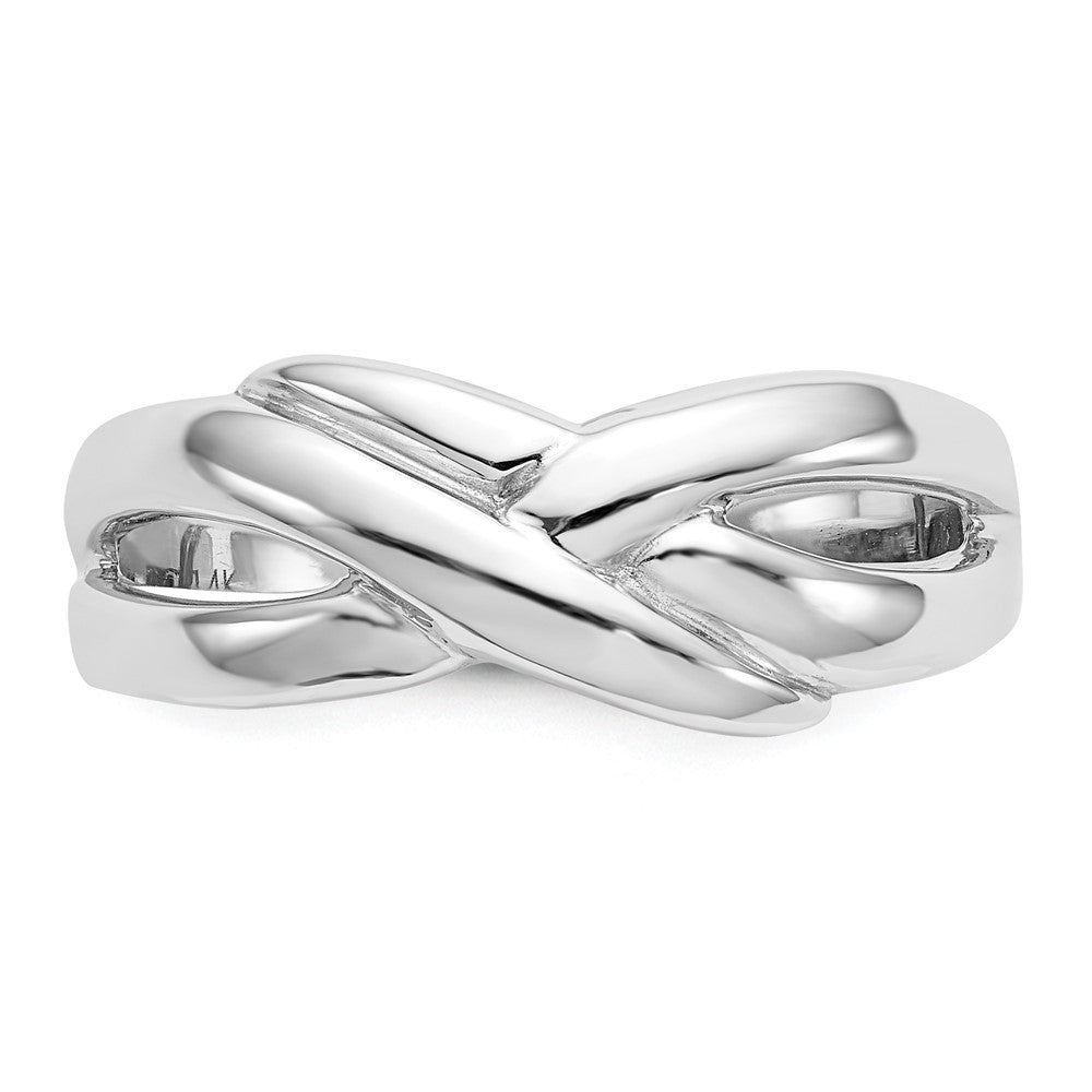 Polished X Dome Ring - WBC