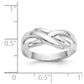 Polished X Dome Ring - WBC