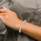 Polished Hinged Safety Clasp Baby Bangle - WBC