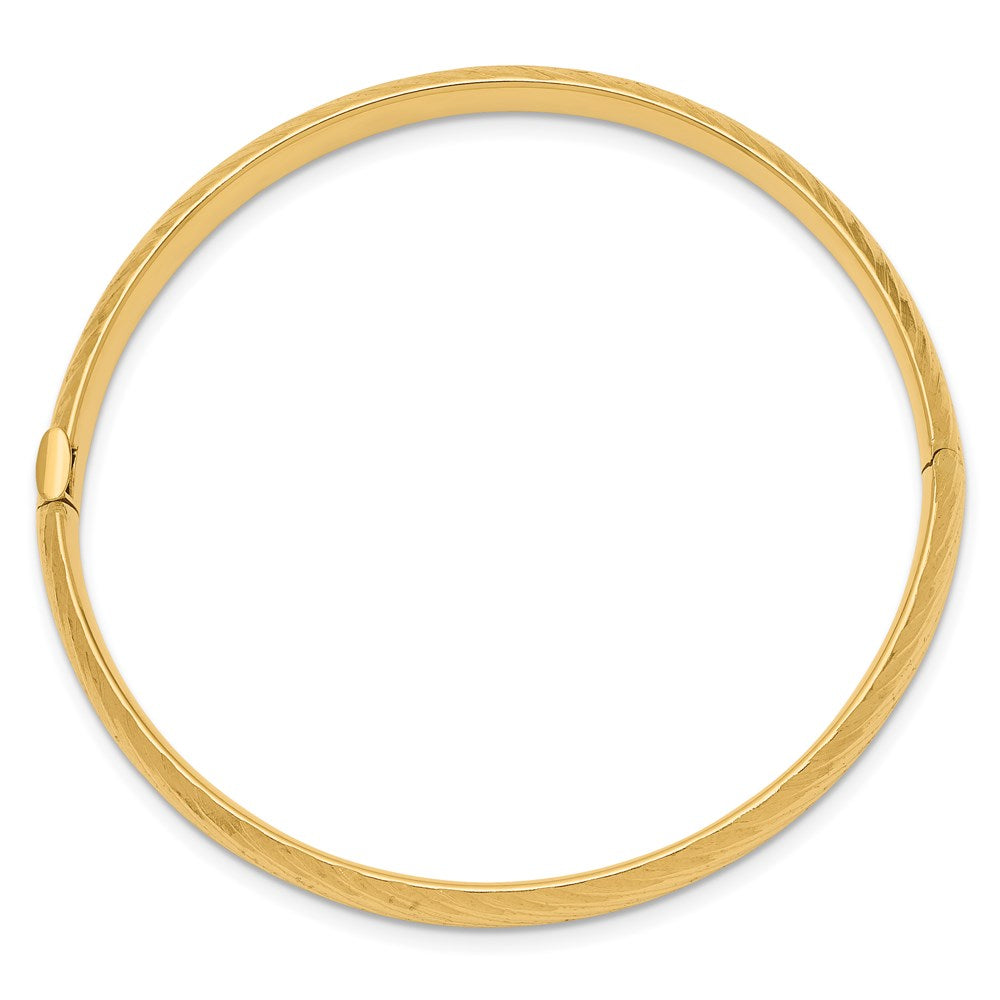 3/16 Textured Hinged Childrens Bangle - WBC