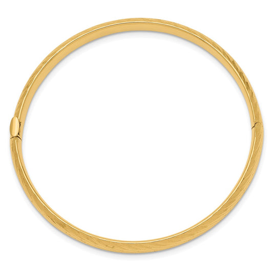 3/16 Textured Hinged Childrens Bangle - WBC