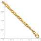 Polished Diamond-cut and Square Beaded Bracelet - WBC