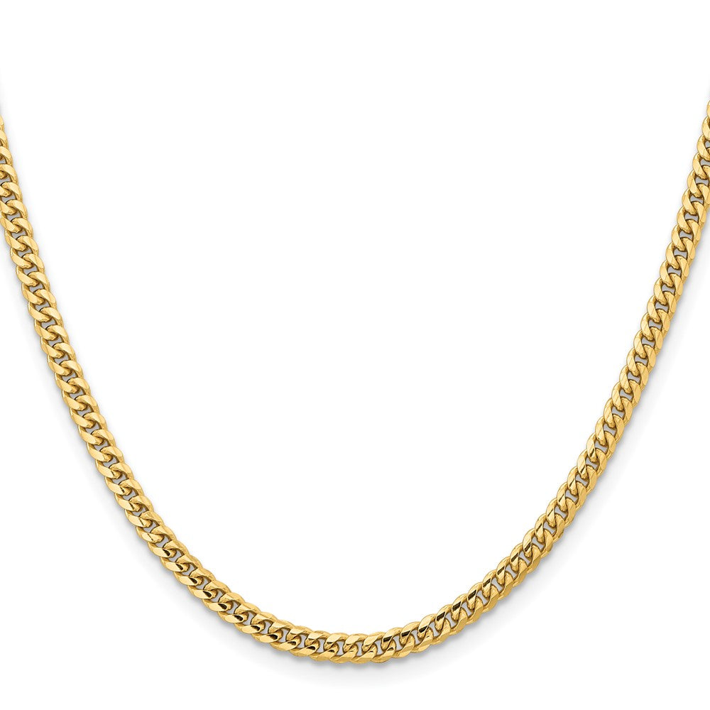 Solid Miami Cuban Link with Lobster Clasp Chain - WBC