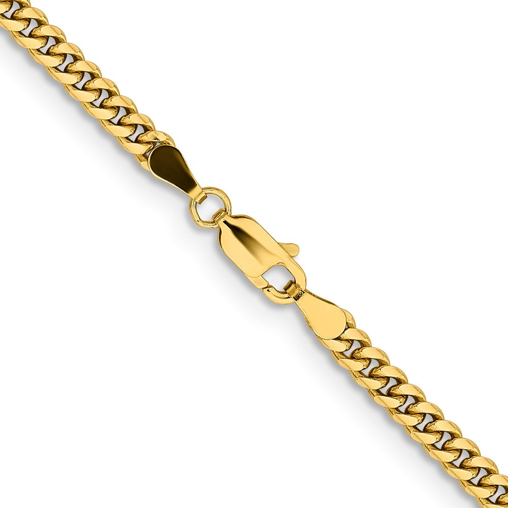 Solid Miami Cuban Link with Lobster Clasp Chain - WBC