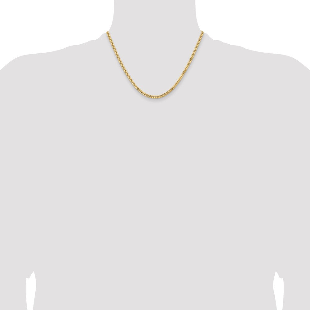 Solid Miami Cuban Link with Lobster Clasp Chain - WBC