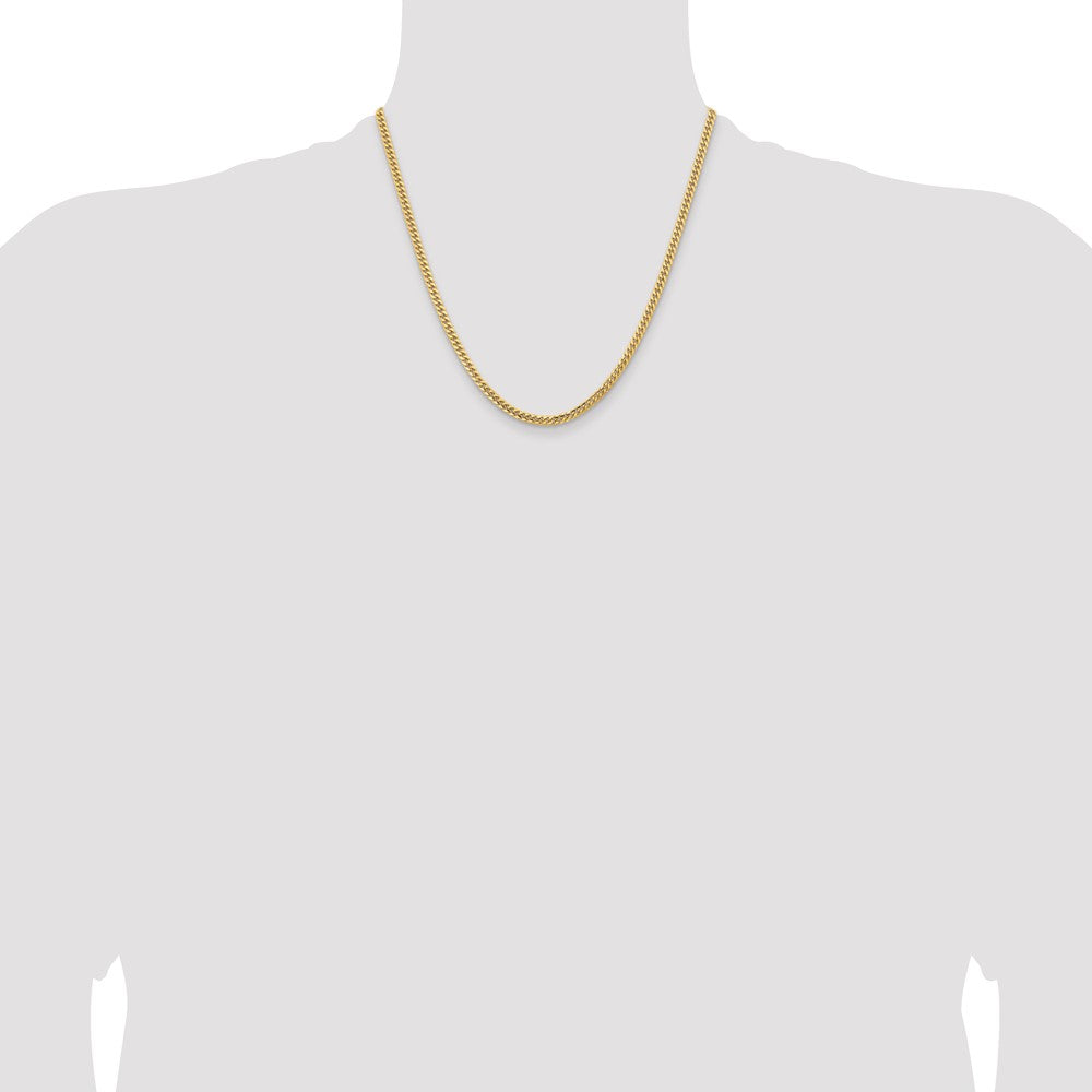 Solid Miami Cuban Link with Lobster Clasp Chain - WBC