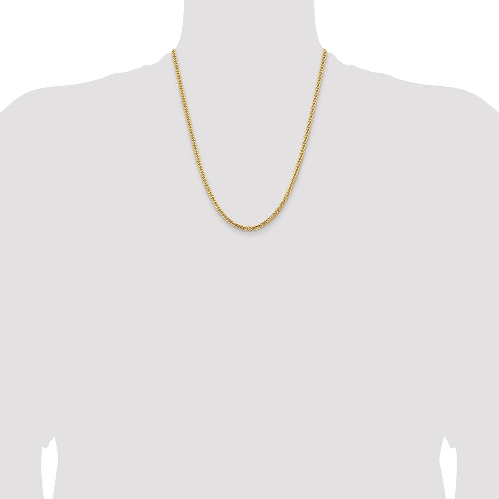 Solid Miami Cuban Link with Lobster Clasp Chain - WBC