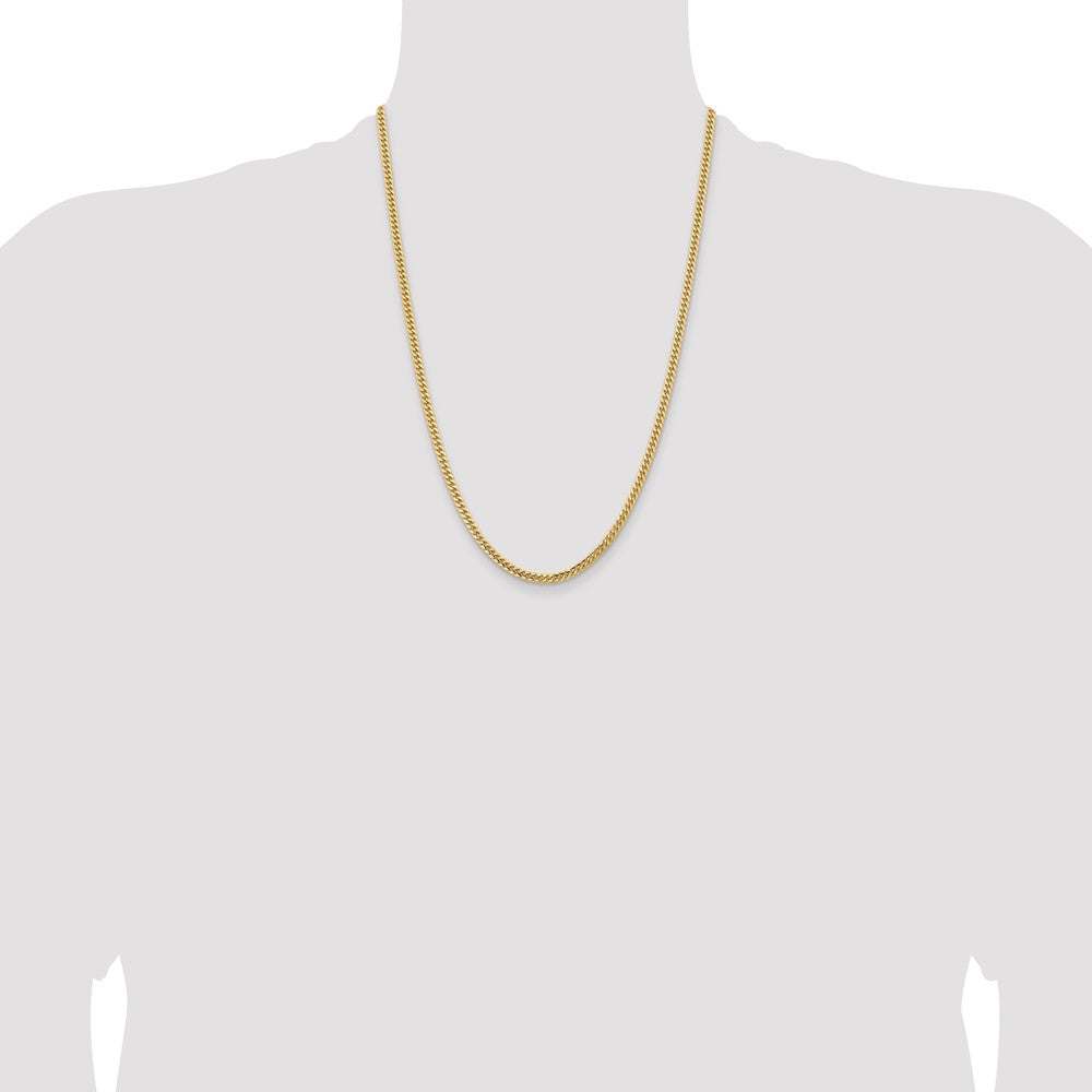 Solid Miami Cuban Link with Lobster Clasp Chain - WBC