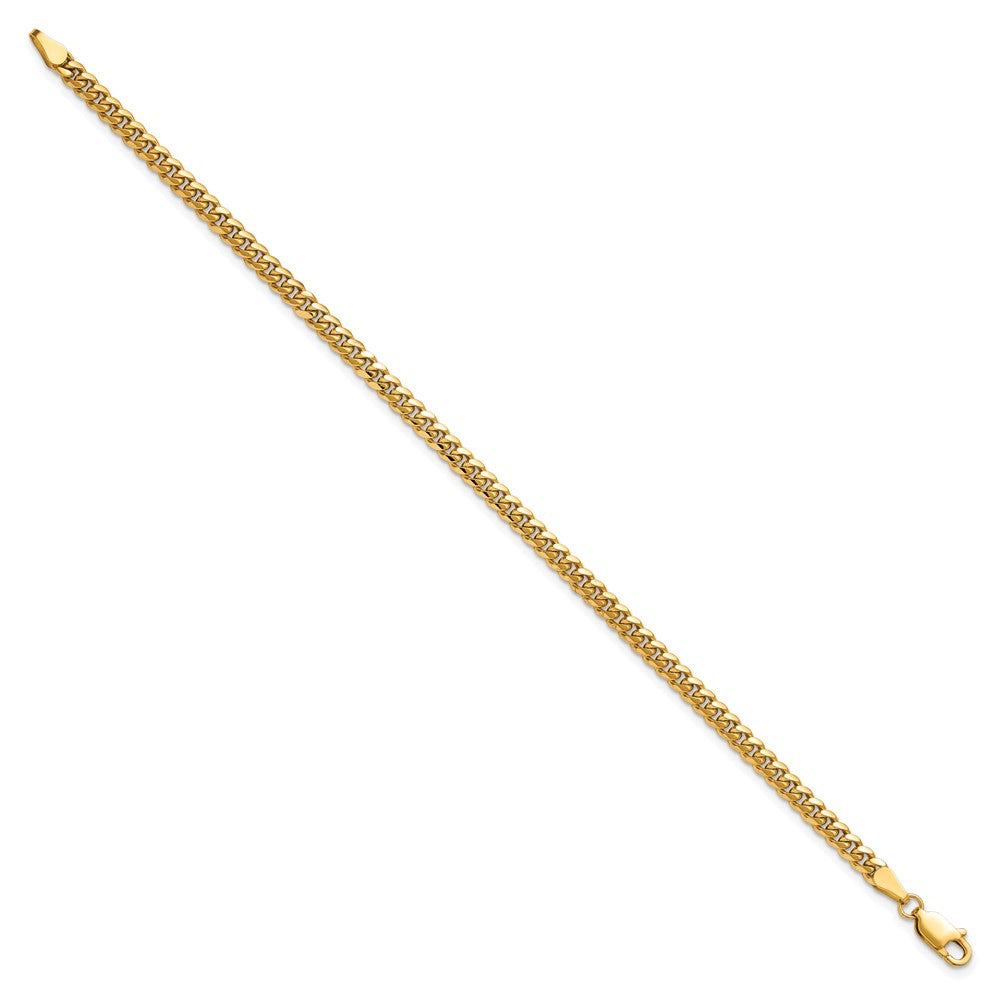Solid Miami Cuban Link with Lobster Clasp Bracelet - WBC