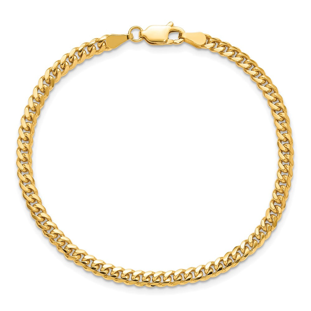 Solid Miami Cuban Link with Lobster Clasp Bracelet - WBC